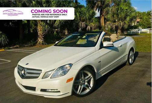 2012 Mercedes-Benz E-Class E 350 Convertible 2D