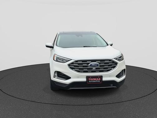 STAR WHITE METALLIC TRI-COAT 2020 Ford Edge Titanium