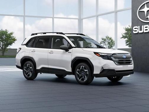 Crystal White Pearl 2026 Subaru Forester Hybrid Premium