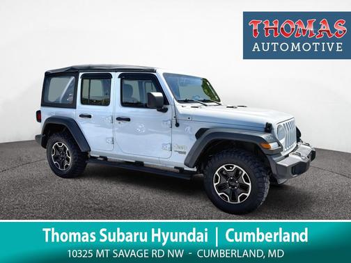 Bright White Clearcoat 2018 Jeep Wrangler Unlimited Sport