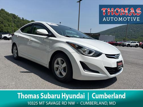 Pearl White 2014 Hyundai ELANTRA SE