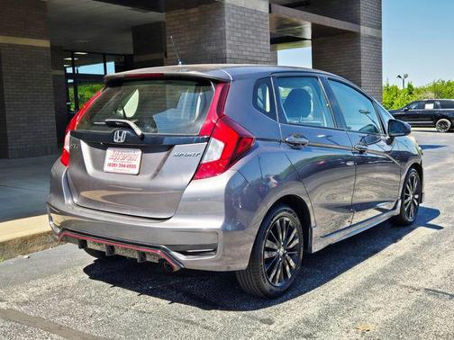 Modern Steel Metallic 2018 Honda Fit Sport