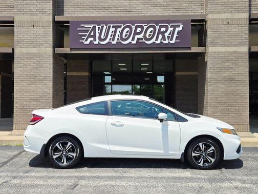 White 2015 Honda Civic EX