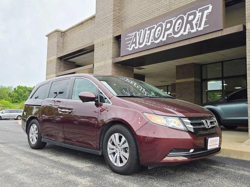 Burgundy 2015 Honda Odyssey EX-L