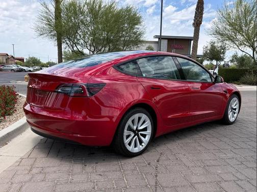 Red Multi-Coat 2022 Tesla Model 3 Standard Range