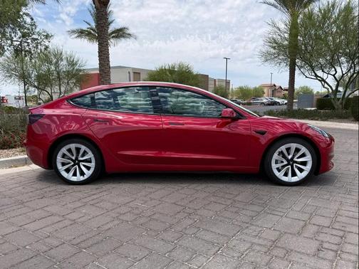 Red Multi-Coat 2022 Tesla Model 3 Standard Range