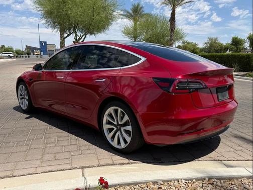 Red Multi-Coat 2019 Tesla Model 3 Standard Range Plus