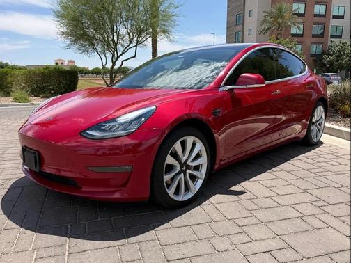Red Multi-Coat 2019 Tesla Model 3 Standard Range Plus