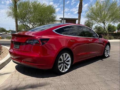 Red Multi-Coat 2019 Tesla Model 3 Standard Range Plus
