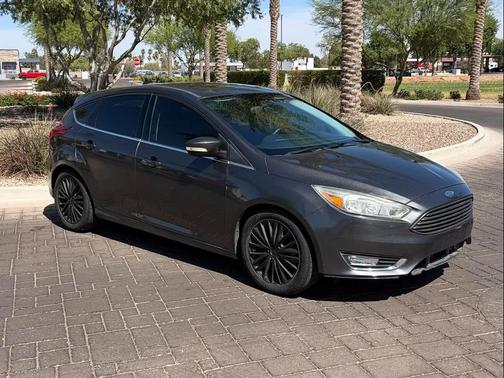 Gray 2015 Ford Focus Titanium