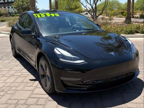 Solid Black 2023 Tesla Model 3 Standard Range