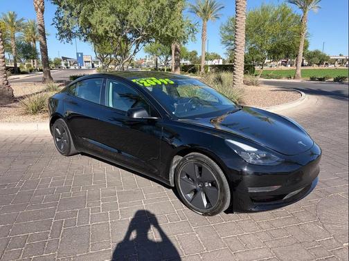 Solid Black 2023 Tesla Model 3 Standard Range