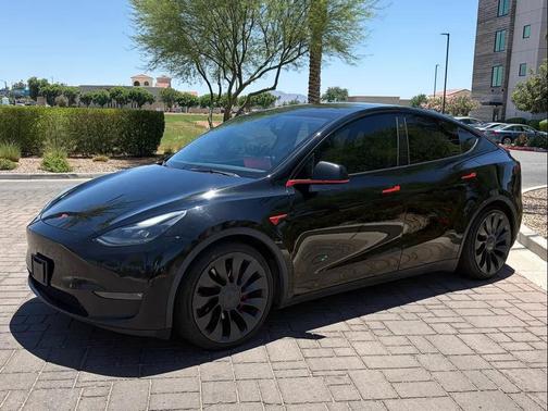 Solid Black 2021 Tesla Model Y Performance Dual Motor All-Wheel Drive