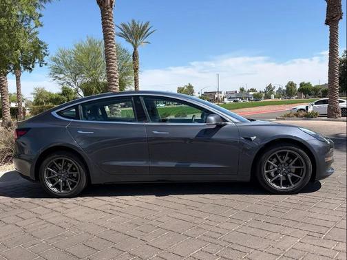 Silver 2018 Tesla Model 3 Mid Range