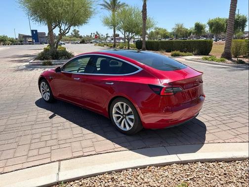 Red Multi-Coat 2018 Tesla Model 3 Long Range