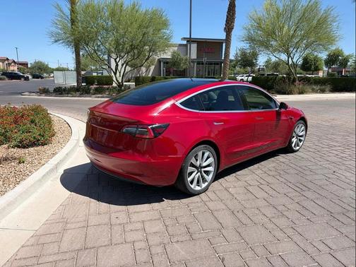 Red Multi-Coat 2018 Tesla Model 3 Long Range