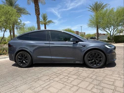 Midnight Silver Metallic 2022 Tesla Model X Dual Motor All-Wheel Drive