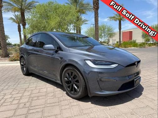 Midnight Silver Metallic 2022 Tesla Model X Dual Motor All-Wheel Drive