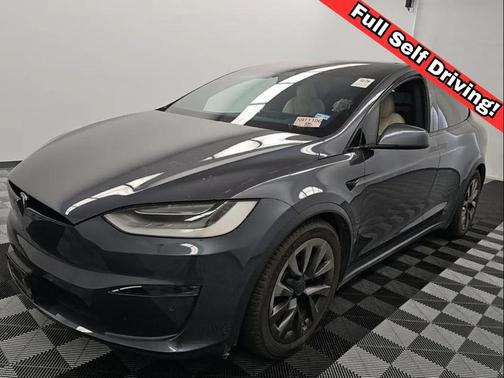 Silver 2022 Tesla Model X Dual Motor All-Wheel Drive