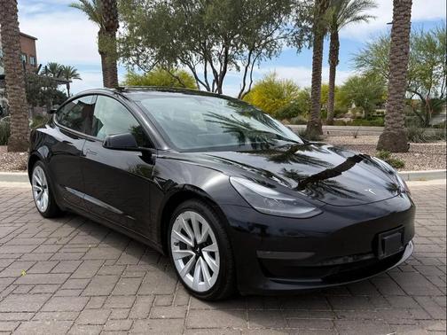 Midnight Silver Metallic 2022 Tesla Model 3 Standard Range Sedan