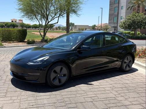 Solid Black 2022 Tesla Model 3 Standard Range