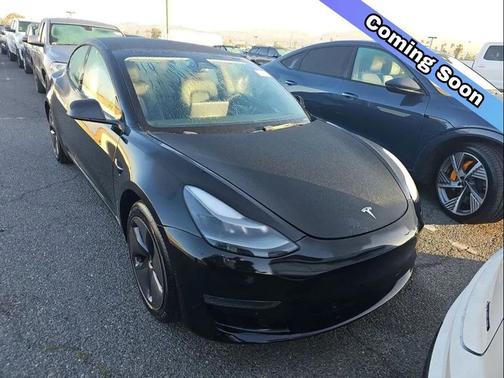Solid Black 2022 Tesla Model 3 Standard Range