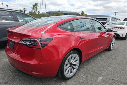 Red 2022 Tesla Model 3 Standard Range