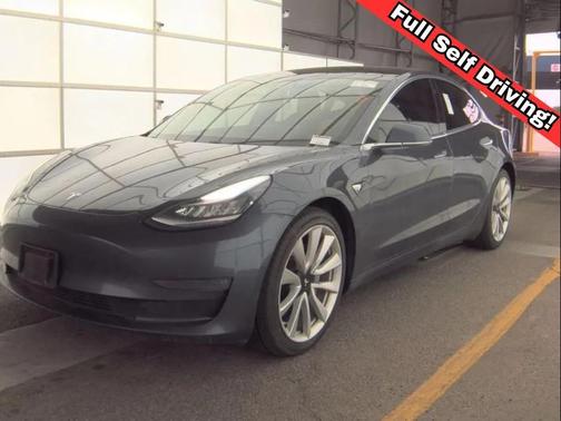 Midnight Silver Metallic 2019 Tesla Model 3 Long Range