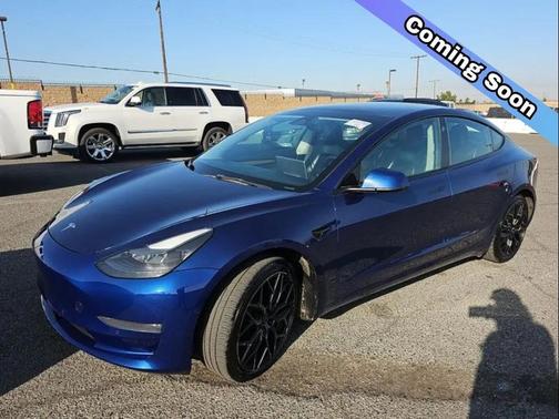 Deep Blue Metallic 2022 Tesla Model 3 Long Range