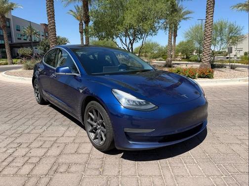 Deep Blue Metallic 2018 Tesla Model 3 Mid Range