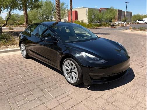 Solid Black 2022 Tesla Model 3 Standard Range