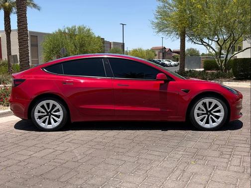 Red Multi-Coat 2022 Tesla Model 3 Standard Range