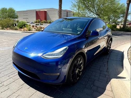 Deep Blue Metallic 2021 Tesla Model Y Long Range Dual Motor All-Wheel Drive
