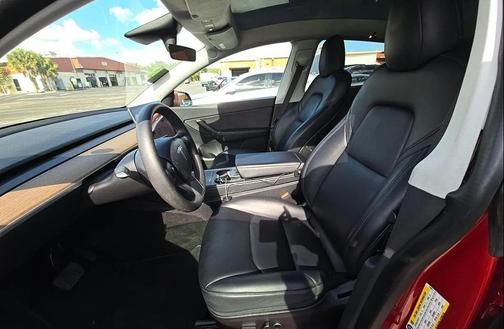 Red Multi-Coat 2021 Tesla Model Y Long Range Dual Motor All-Wheel Drive