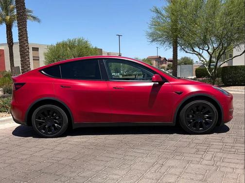 Red Multi-Coat 2021 Tesla Model Y Long Range Dual Motor All-Wheel Drive