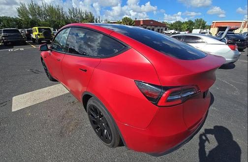 Red Multi-Coat 2021 Tesla Model Y Long Range Dual Motor All-Wheel Drive