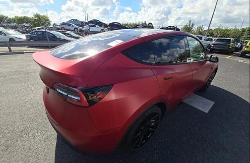 Red Multi-Coat 2021 Tesla Model Y Long Range Dual Motor All-Wheel Drive