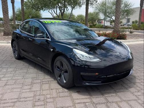 Solid Black 2019 Tesla Model 3 Standard Range Plus