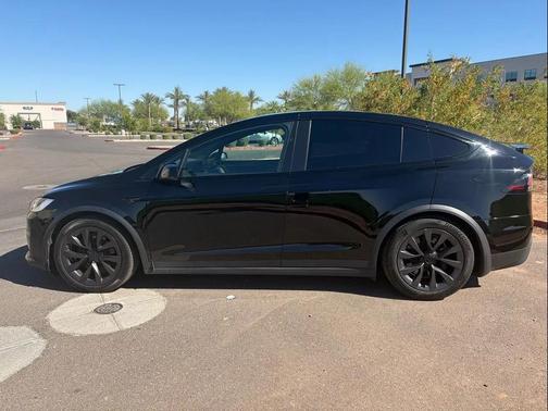 Solid Black 2022 Tesla Model X Dual Motor All-Wheel Drive