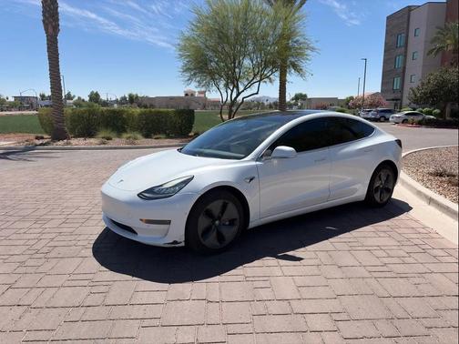 Pearl White Multi-Coat 2019 Tesla Model 3 Long Range