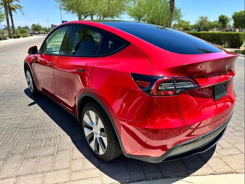 Red 2023 Tesla Model Y Long Range Dual Motor All-Wheel Drive