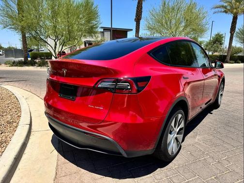 Red 2023 Tesla Model Y Long Range Dual Motor All-Wheel Drive