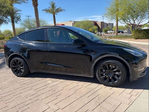 Solid Black 2021 Tesla Model Y Long Range Dual Motor All-Wheel Drive