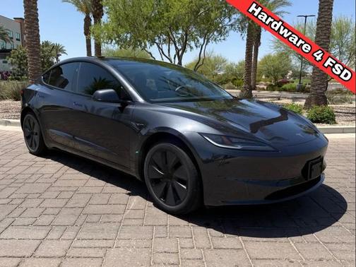 Stealth Grey 2025 Tesla Model 3 Long Range