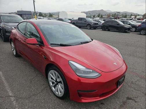 Red Multi-Coat 2022 Tesla Model 3 Standard Range