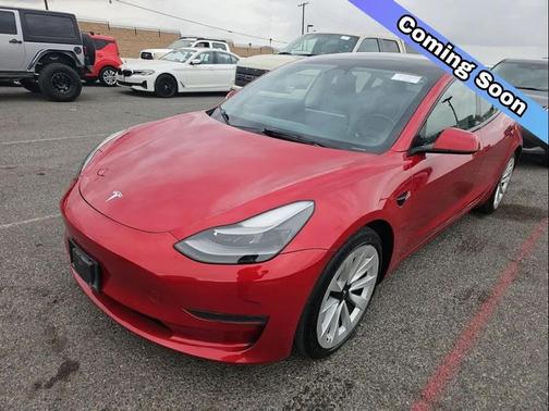 Red Multi-Coat 2022 Tesla Model 3 Standard Range