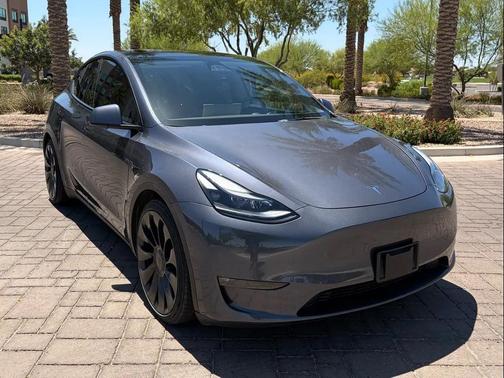 Midnight Silver Metallic 2023 Tesla Model Y Performance Dual Motor All-Wheel Drive