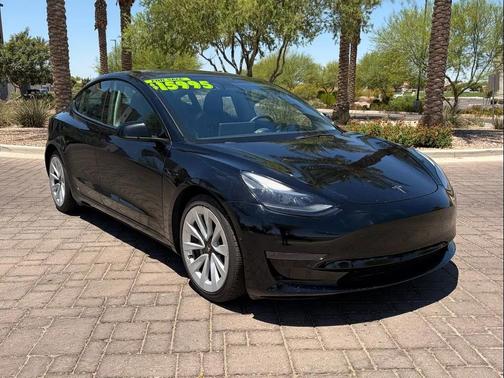 Solid Black 2022 Tesla Model 3 Standard Range