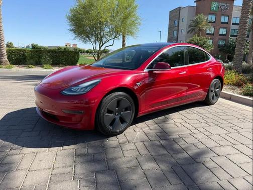 Red Multi-Coat 2019 Tesla Model 3 Standard Range