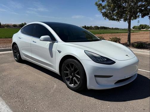 Pearl White Multi-Coat 2019 Tesla Model 3 Standard Range Plus